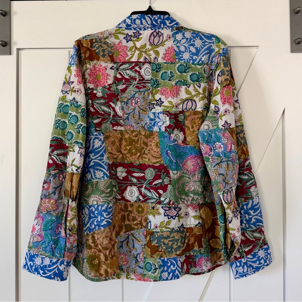 Ivy Jane Multi Patchwork Camp Shirt - image 7